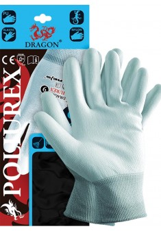 Rękawice ochronne z nylonu DRAGON POLIUREX