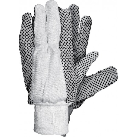 Rękawice ochronne z drelichu z nakropieniem REIS RN BEB