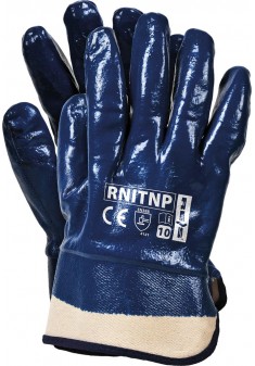 Rękawice ochronne powlekane nitrylem REIS RNITNP G r. 10
