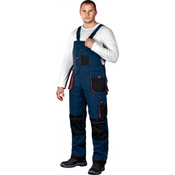 Spodnie ogrodniczki Leber & Hollman Formen LH-FMN-B granatowe r. 46 - 62