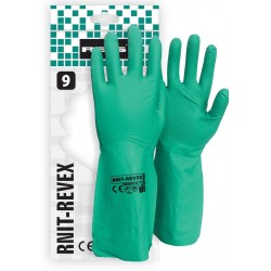 Rękawice ochronne z nitrylu RNIT-REVEX Z r. 7 - 10
