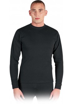 Koszulka zimowa z długim rękawem czarna REIS UU B r. M - 3XL