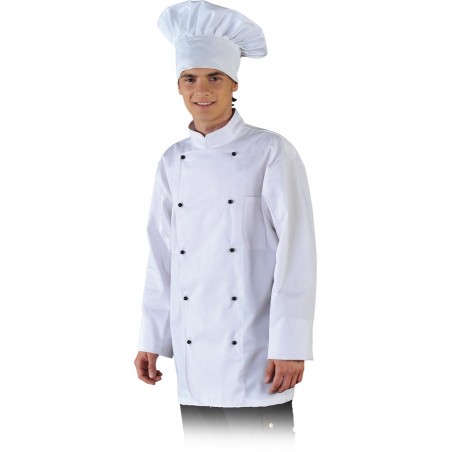 Bluza kucharska z linii Chef's Kitchen LH-CHEFER W biała r. S - 3XL