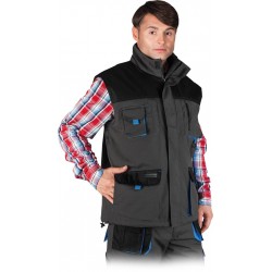 Bezrękawnik ochronny ocieplany Leber & Hollman LH-FMNW-V SBN r. M - 3XL