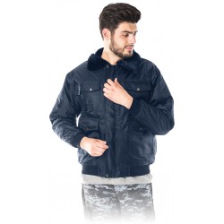 Kurtka ochronna ocieplana granatowa męska BOMBER