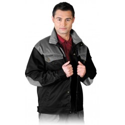 Kurtka ochronna Leber & Hollman LH-EVERTER czarno-szara r. M - 3XL