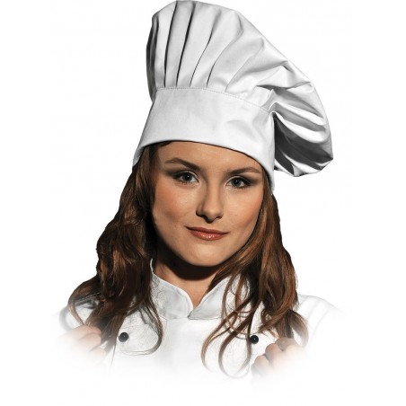 Czapka kucharska LH-HATER Chef's Kitchen biała r. L-XXL
