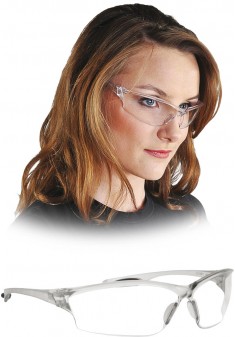 Przeciwodpryskowe okulary ochronne MCR LAW T transparentne