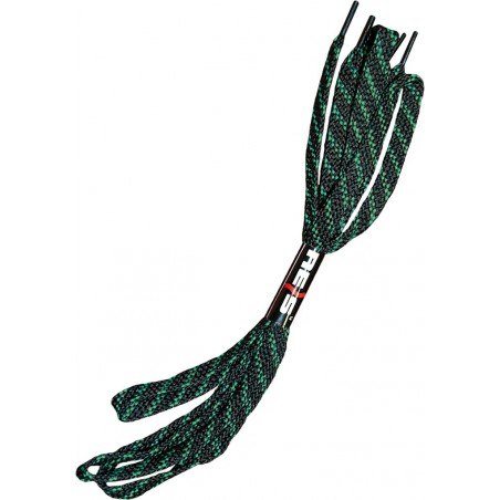 Sznurowadła sznurówki REIS BR-LACES czarno-zielone 110cm