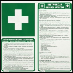 Instrukcja BHP Ogólne zasady postępowania przy udzielaniu pierwszej pomocy + instrukcja obsługi apteczki” Z-IB09-P-220X220