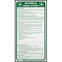 Instrukcja BHP „Instrukcja obsługi apteczki” Z-IB10-P-110X220