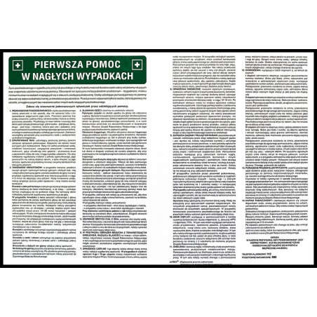 Instrukcja BHP „ Instrukcja pierwsza pomoc w nagłych wypadkach”