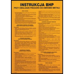 Instrukcja BHP„Instrukcja BHP przy obsłudze frezarki do obróbki metali”