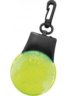 Odblaskowy brelok z diodami LED żółty