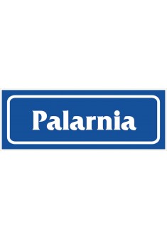 Znak „Palarnia” - folia samoprzylepna