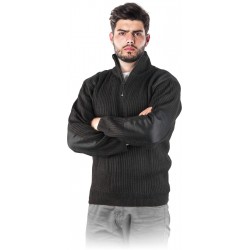 Sweter ochronny dla służb ochroniarskich REIS SWET czarny r. M - 3XL
