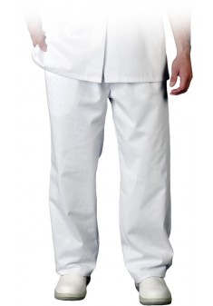 Spodnie do pasa białe HACCP Leber Hollman LH-FOOD+TRO r. S-3XL
