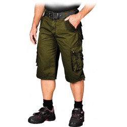 Spodnie ochronne krótkie do pasa REIS SKV-ACTION Z zielone r. S-3XL