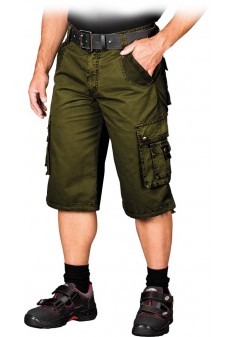 Spodnie ochronne krótkie do pasa REIS SKV-ACTION Z zielone r. S-3XL
