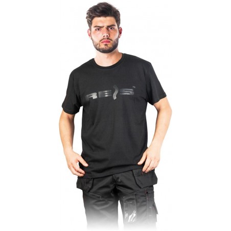 T-shirt męski REIS TSMREIS czarny 100% bawełna r. S - 2XL