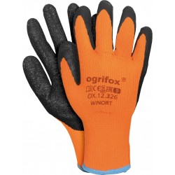 Rękawice ochronne ocieplane powlekane OGRIFOX OX-WINORT r. 9 - 11