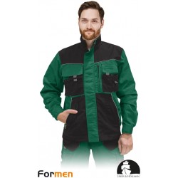 Bluza ochronna Formen LHFMNJ ZBS zielono-czarno-szara