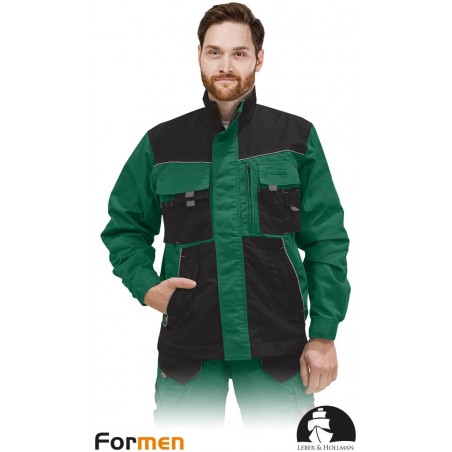 Bluza ochronna Formen LHFMNJ ZBS zielono-czarno-szara