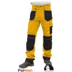 Spodnie robocze Formen LHFMNT YBS żółto-czarno-szare
