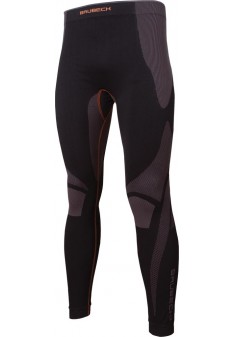 Spodnie kalesony termoaktywne BRUBECK czarno-szare r. S - 2XL