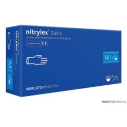 Rękawice nitrylowe bezpudrowe RMM-NITBASIC 8% VAT