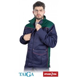Kurtka ocieplana REIS TAIGA granatowo-zielona BTOGZ GZ