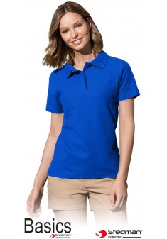 Koszulka polo damska STEDMAN ST3100 BRR niebieska