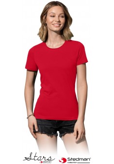 T-shirt damski STEDMAN ST2600 SRE czerwony