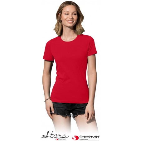 T-shirt damski STEDMAN ST2600 SRE czerwony