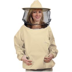 Bluza pszczelarska z przypinanym kapeluszem BEE-JAC21 BE