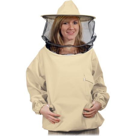 Bluza pszczelarska z przypinanym kapeluszem BEE-JAC21 BE