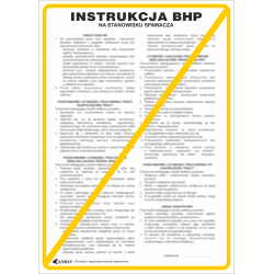 Instrukcje BHP „Instrukcja BHP na stanowisku spawacza Z-IBM07-P-250X350