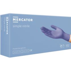 Rękawice nitrylowe niebieskie bezpudrowe RMM-SIMPLENIT