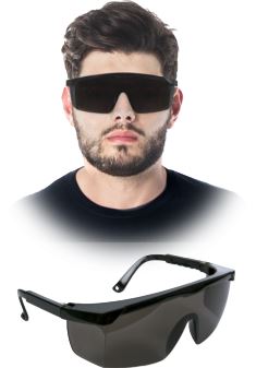 Okulary przeciwodpryskowe ochronne z poliwęglanu GOG-FRAMBER-DARK