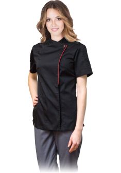Bluza gastronomiczna damska z krótkim rękawem STRETTO