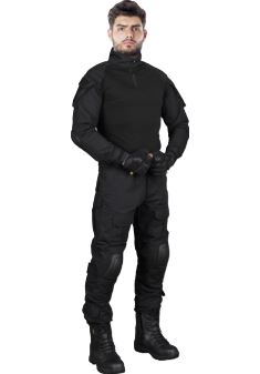 Ubranie komplet taktyczny z ochraniaczami na łokcie i kolana Tactical Guard PROTECT