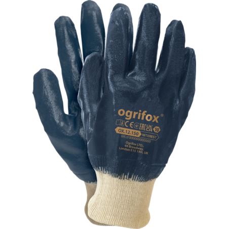 Rękawice ochronne powlekane nitrylem OGRIFOX OX-NITEREST
