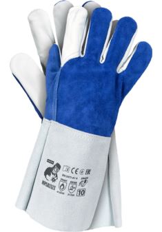Rękawice spawalnicze skórzane Indianex Gloves RSPLBLULUX