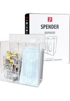 Podwójny akrylowy dyspenser/dozownik REIS SPENDER