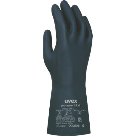 Rękawice chemiczne ochronne UVEX PROFAPREN CF33