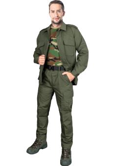 Komplet ochronny Tactical Guard  bluza i spodnie do pasa z tkaniny rip-stop TG-GRASS