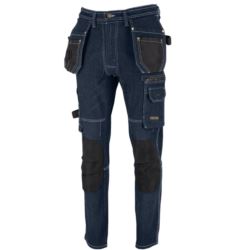 JEANS415-T - SPODNIE jeansowe OCHRONNE DO PASA
