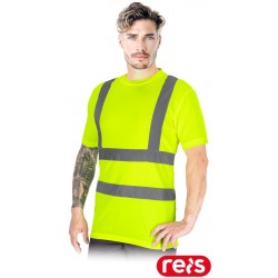 T-SHIRT odblaskowy ostrzegawczy TSROUTE_PS żółty