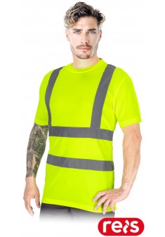T-SHIRT odblaskowy ostrzegawczy TSROUTE_PS żółty