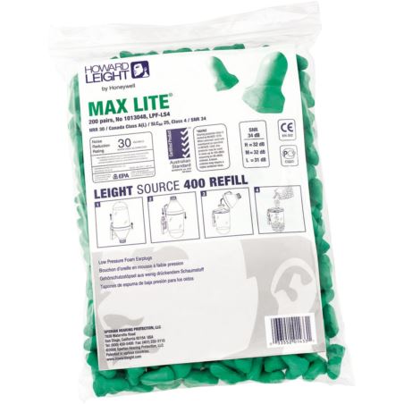 Zatyczki do uszu HONEYWELL MAXIMUM LITE - 200 par